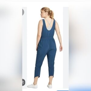 Women's Blue Jumpsuit Sz L